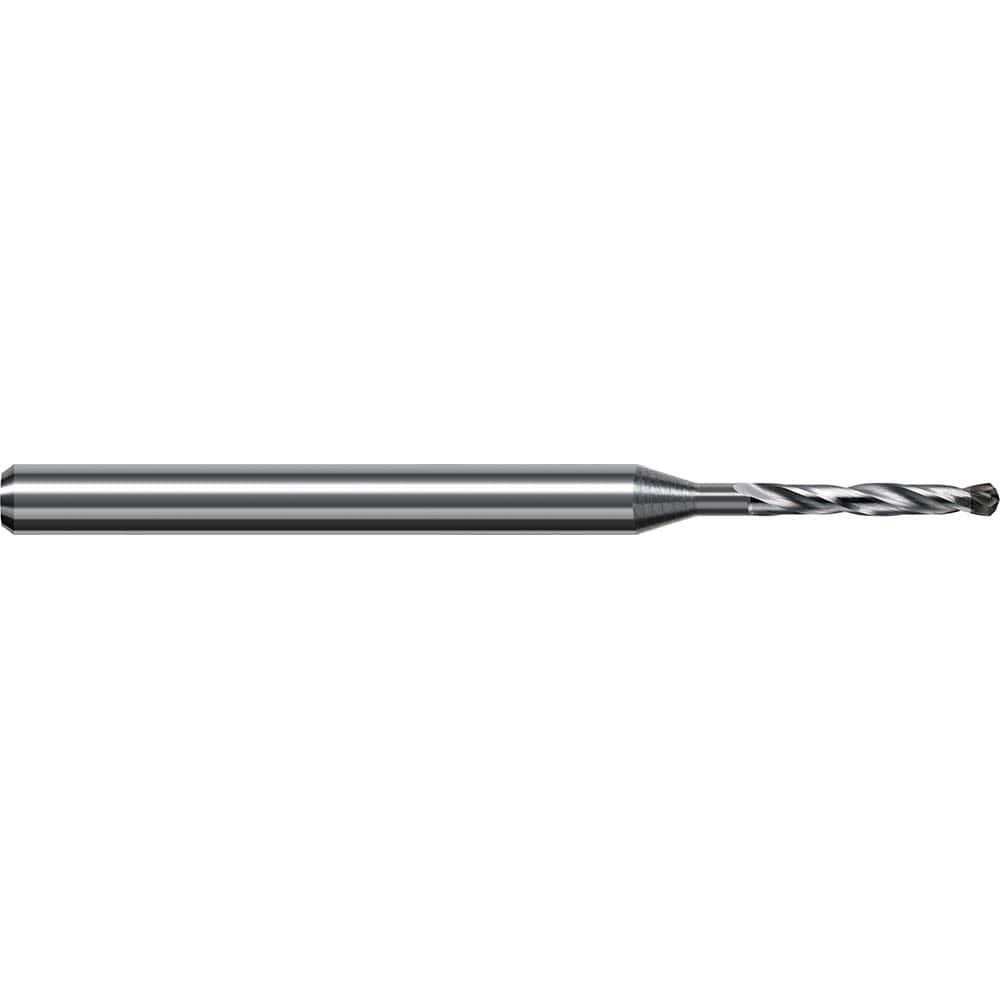 Harvey Tool Micro Drill: 6.35mm Dia, 42.00mm Flute Length, 100.00mm OAL, 130° Point, PCD, BCF2500