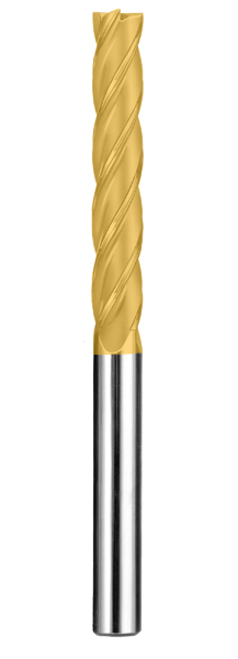SGS 3/16" Dia, 4 Flute, Square End End Mill - 31861