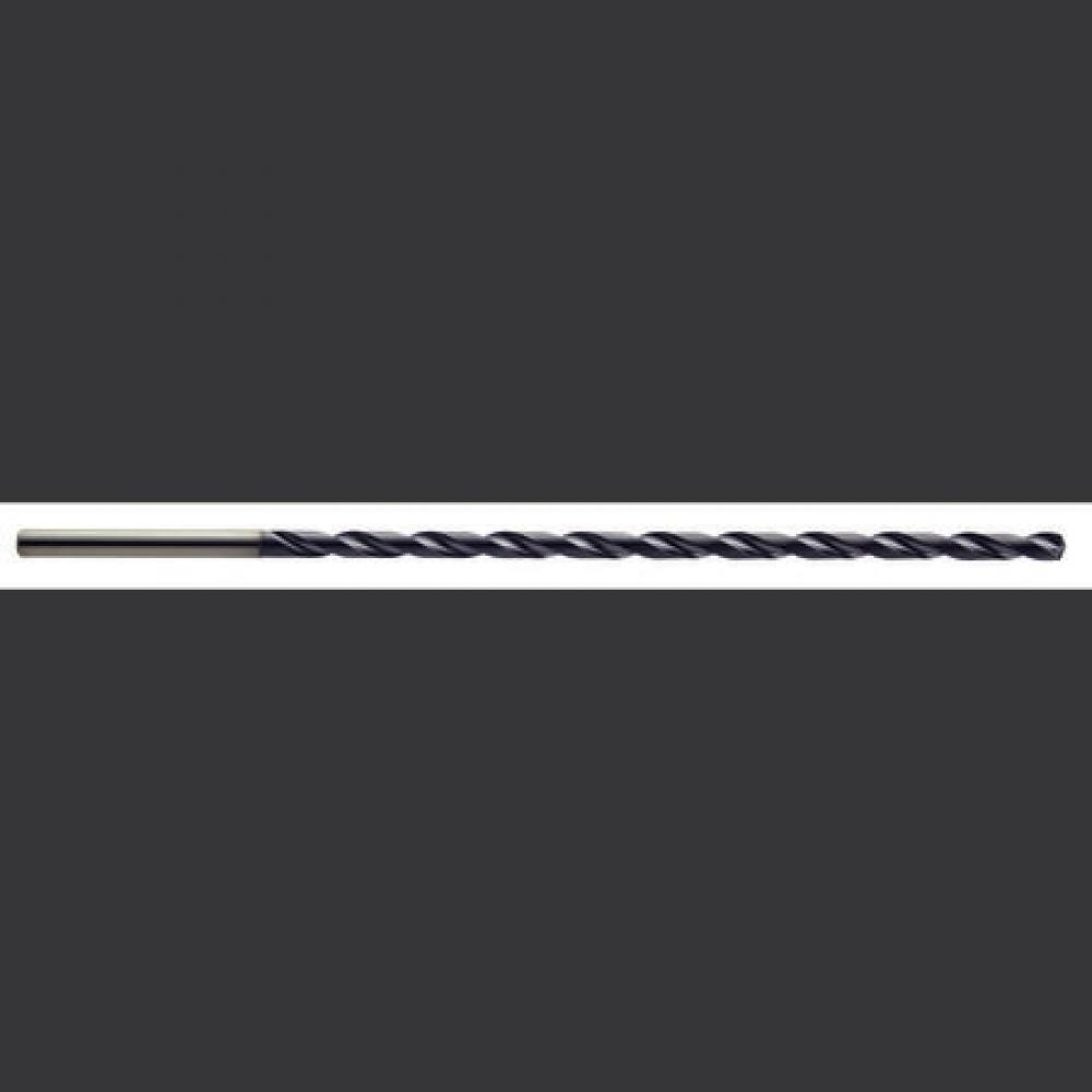 YG-1 Extra Length Drill: Letter Q (.332") Dia, 9.4094" Flute Length, 11.1417" OAL, 140° Point, 25xD, Internal Coolant, Solid Carbide, DHM25217L
