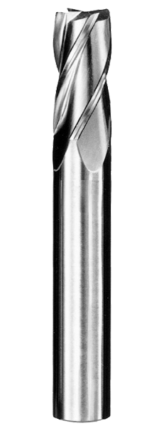 SGS 1/4" Dia, 4 Flute, Square End End Mill - 35481