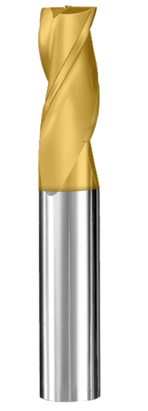 SGS 1" Dia, 3 Flute, Square End End Mill - 39775