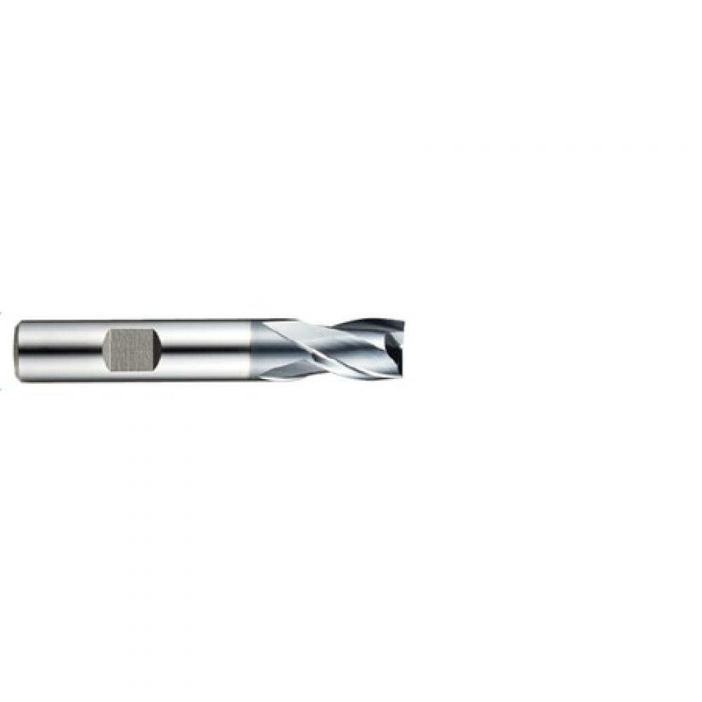 YG-1 Square End Mill: 3/16" Dia, 7/16" LOC, 2-5/16" OAL, 2 Flute, Y-Coating, GYG64012