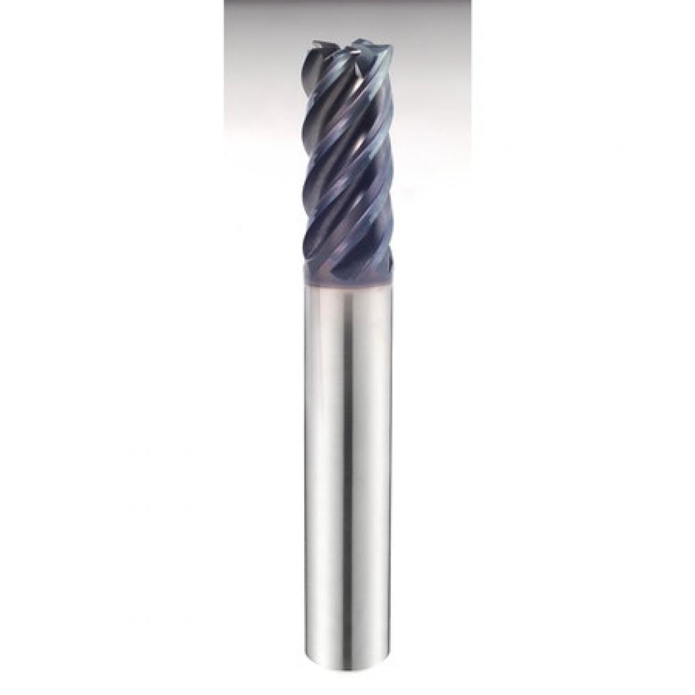 YG-1 Square End Mill: 1-1/4" Dia, 2-5/8" LOC, 5-1/2" OAL, 5 Flute, Y-Coating, UGMH12934