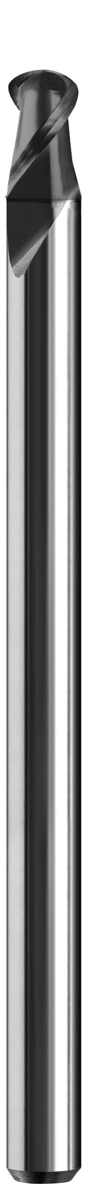 SGS 0.0100" Dia, 2 Flute, Ball Nose End Mill - 03697