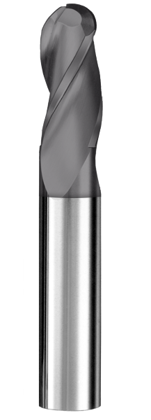 SGS 15/64" Dia, 3 Flute, Ball Nose End Mill - 31144