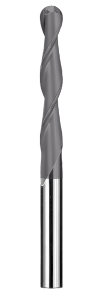 SGS 1" Dia, 2 Flute, Ball Nose End Mill - 31997