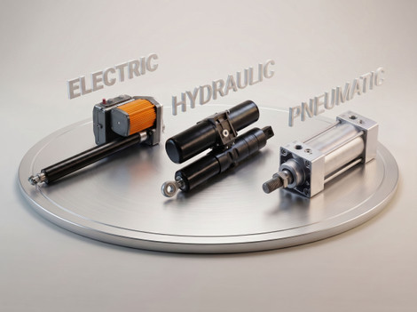 Linear Actuator Comparison: Electric vs. Pneumatic vs. Hydraulic