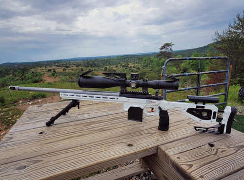 BE1 bolt action with smaller ejection port for enhanced rigidity and superior shooting precision, coated with protective full PVD finish
