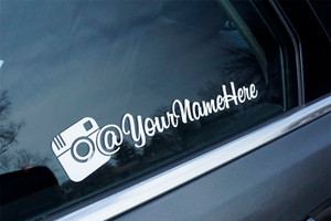 Custom Instagram Decal Custom Instagram Decal