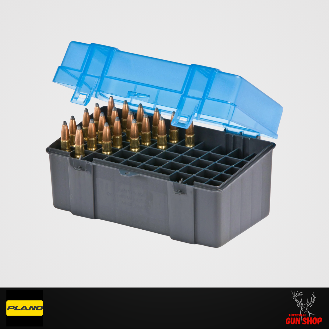 Plano Large Rifle Ammo Box PL123050 – 50rd Hard Case for .30-06 / .270 ...