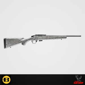 Bergara BMR Steel 22WMR with 20-inch threaded barrel, grey composite stock, and 30 MOA rail – SKU BR153-22W Bergara BMR Steel 22WMR with 20-inch threaded barrel, grey composite stock, and 30 MOA rail – SKU BR153-22W