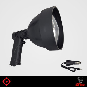 POWA LITE 15W LED Rechargeable Spotlight PW150R – high-power handheld spotlight black nylon housing POWA LITE 15W LED Rechargeable Spotlight PW150R – high-power handheld spotlight black nylon housing