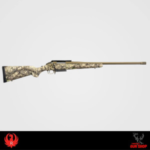 Ruger American Gen 2 6.5 Creedmoor 22" bolt-action rifle in Go Wild camouflage finish with threaded barrel for muzzle brake, available at Townsville Gun Shop. Ruger American Gen 2 6.5 Creedmoor 22" bolt-action rifle in Go Wild camouflage finish with threaded barrel for muzzle brake, available at Townsville Gun Shop.