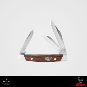 Buck 303 Cadet 3-Blade Granadilli folding knife with granadilli wood handle, brass liners, and leather pouch – available at Townsville Gun Shop Australia. Buck 303 Cadet 3-Blade Granadilli folding knife with granadilli wood handle, brass liners, and leather pouch – available at Townsville Gun Shop Australia.