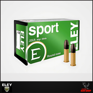 22LR ELEY SPORT 40GR 1090FPS 50PK ELS 140982 22LR ELEY SPORT 40GR 1090FPS 50PK ELS 140982