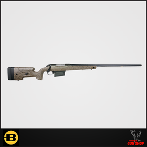 High-resolution image of the BERGARA B14 HMR 300WM 26" (SKU: AE062) showcasing its sleek black Cerakote finish and adjustable synthetic stock with integrated mini-chassis. The rifle is displayed in a side profile, highlighting the 26-inch free-floated barrel and AICS-compatible magazine. Ideal for Australian hunters and precision shooters seeking reliability and performance. High-resolution image of the BERGARA B14 HMR 300WM 26" (SKU: AE062) showcasing its sleek black Cerakote finish and adjustable synthetic stock with integrated mini-chassis. The rifle is displayed in a side profile, highlighting the 26-inch free-floated barrel and AICS-compatible magazine. Ideal for Australian hunters and precision shooters seeking reliability and performance.