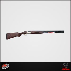 MIROKU ML11 12G LIMITED EDITION II SILVER 30'' (SKU: ML11LTDN30) - A finely crafted over-and-under shotgun featuring a silver nitride action with intricate scroll engraving, paired with a Grade 3 Turkish walnut stock. Its 30-inch vented barrels and Invector Plus chokes offer superior performance for both hunting and sport shooting in Australia.
