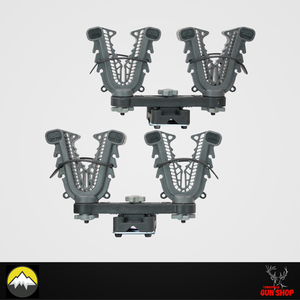 ATV-TEK Double V-Grip Mounts – Twin ATV/UTV gear holders for firearms, bows, or tools (SKU VFG2) ATV-TEK Double V-Grip Mounts – Twin ATV/UTV gear holders for firearms, bows, or tools (SKU VFG2)