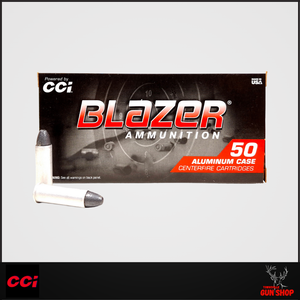 CCI Blazer .38 Special 158gr LRN aluminium-case ammunition, 50-round box – SKU C3522. CCI Blazer .38 Special 158gr LRN aluminium-case ammunition, 50-round box – SKU C3522.