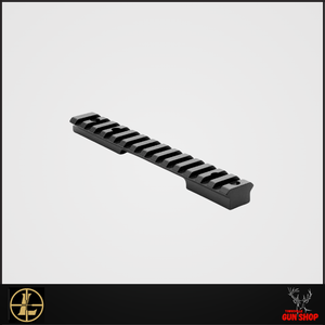 Leupold Backcountry Rail Mark V in matte finish designed for Howa Long Action rifles, showing the durable aluminum build and cross-slot Picatinny rail.