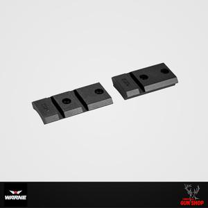Warne 2-piece steel base set, matte finish, suits Remington 700, Howa 1500, and Weatherby Vanguard – SKU M902/876M Warne 2-piece steel base set, matte finish, suits Remington 700, Howa 1500, and Weatherby Vanguard – SKU M902/876M