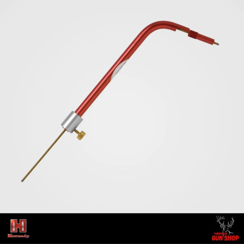 Hornady Lock-N-Load curved OAL Gauge HC1550 with red anodised body and offset design