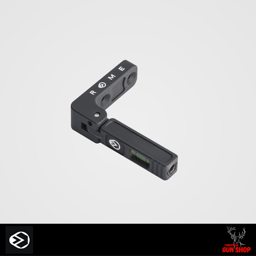 ROME Victrix ARO105 anti‑cant device with black finish and side bubble level.