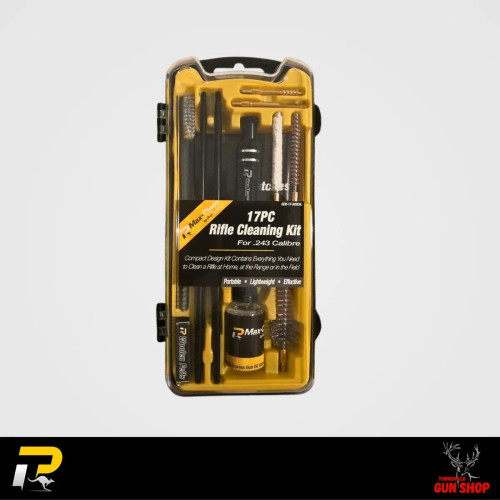 Pro-Tactical .243CAL 6mm 17-piece rifle cleaning kit