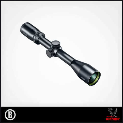 Bushnell R3 4‑12x40 Rimfire riflescope side profile with turrets and magnification ring