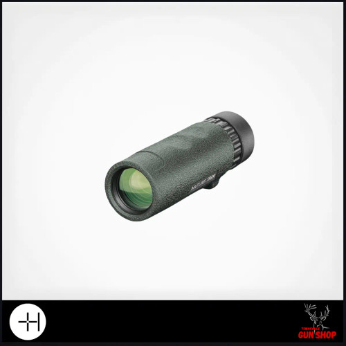 Hawke Nature-Trek 10x25 monocular front view in green