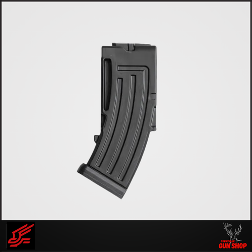 DERYA 10 SHOT MAGAZINE SUIT 22LR LEVER ACTION (SKU: DMAG)
Durable 10-round detachable magazine for Derya .22LR lever action rifles. Polymer body with steel internal parts for reliable feeding and performance in field or range settings.