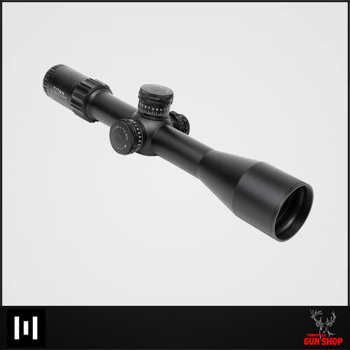 ELEMENT TITAN 5-25x56 FFP MRAD APR-1C riflescope (SKU: EO-TI50020), featuring the APR-1C tactical reticle, precision-machined turrets, and 56mm objective. Designed for long-range accuracy in demanding Australian shooting environments. Available now at Townsville Gun Shop. ELEMENT TITAN 5-25x56 FFP MRAD APR-1C riflescope (SKU: EO-TI50020), featuring the APR-1C tactical reticle, precision-machined turrets, and 56mm objective. Designed for long-range accuracy in demanding Australian shooting environments. Available now at Townsville Gun Shop.