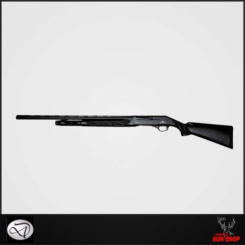 Second Hand Dickinson T1000 12G Left-Handed Straight Pull Shotgun, serial number B05917X, shown in “as new” condition. A fast-handling, manually cycled shotgun for Australian field and sport shooting.