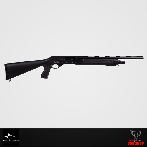 Adler B220PG7 straight-pull 12-gauge shotgun with pistol grip and 20-inch barrel – SKU B220PG7 – shown with synthetic stock and matte black finish.