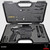 Canik METE SFx PRO 9mm Black pistol in hard-shell case with foam cutouts, including 3x 10-round magazines, reversible holster, optics bases, tool kit, cleaning kit, and gun lock.