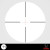 30/30 Centre Cross reticle view with red illuminated crosshair and duplex-style aiming lines