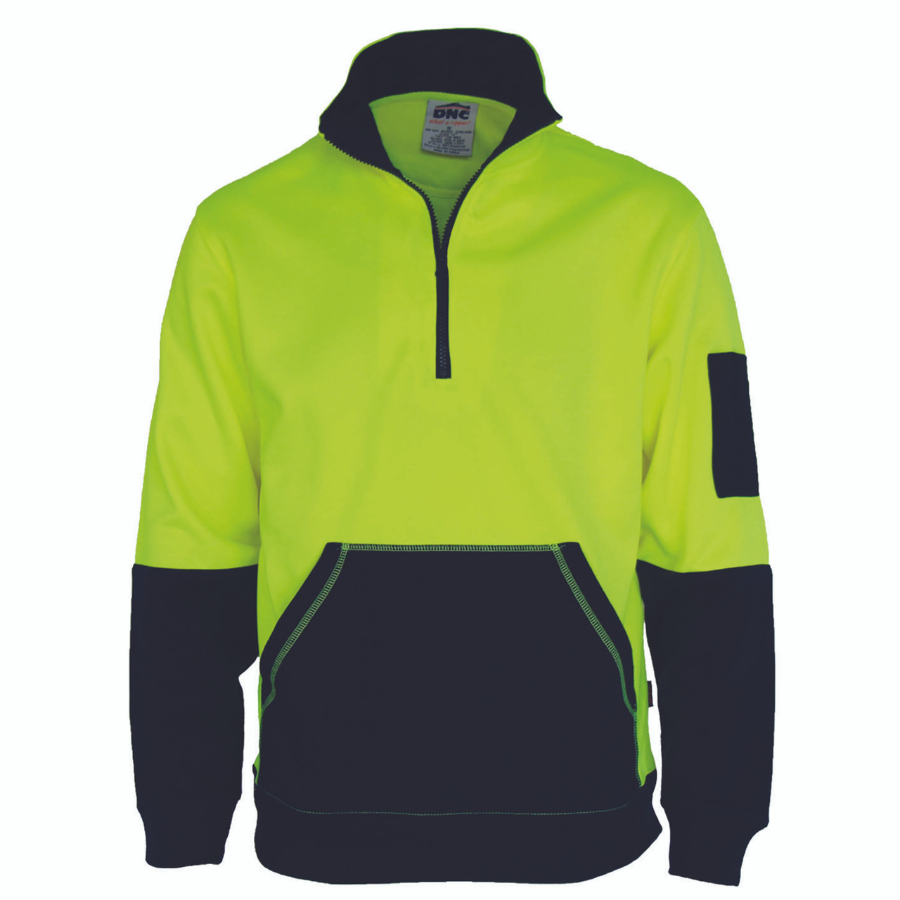 Hi-Vis 1/2 Zip Super Fleecy