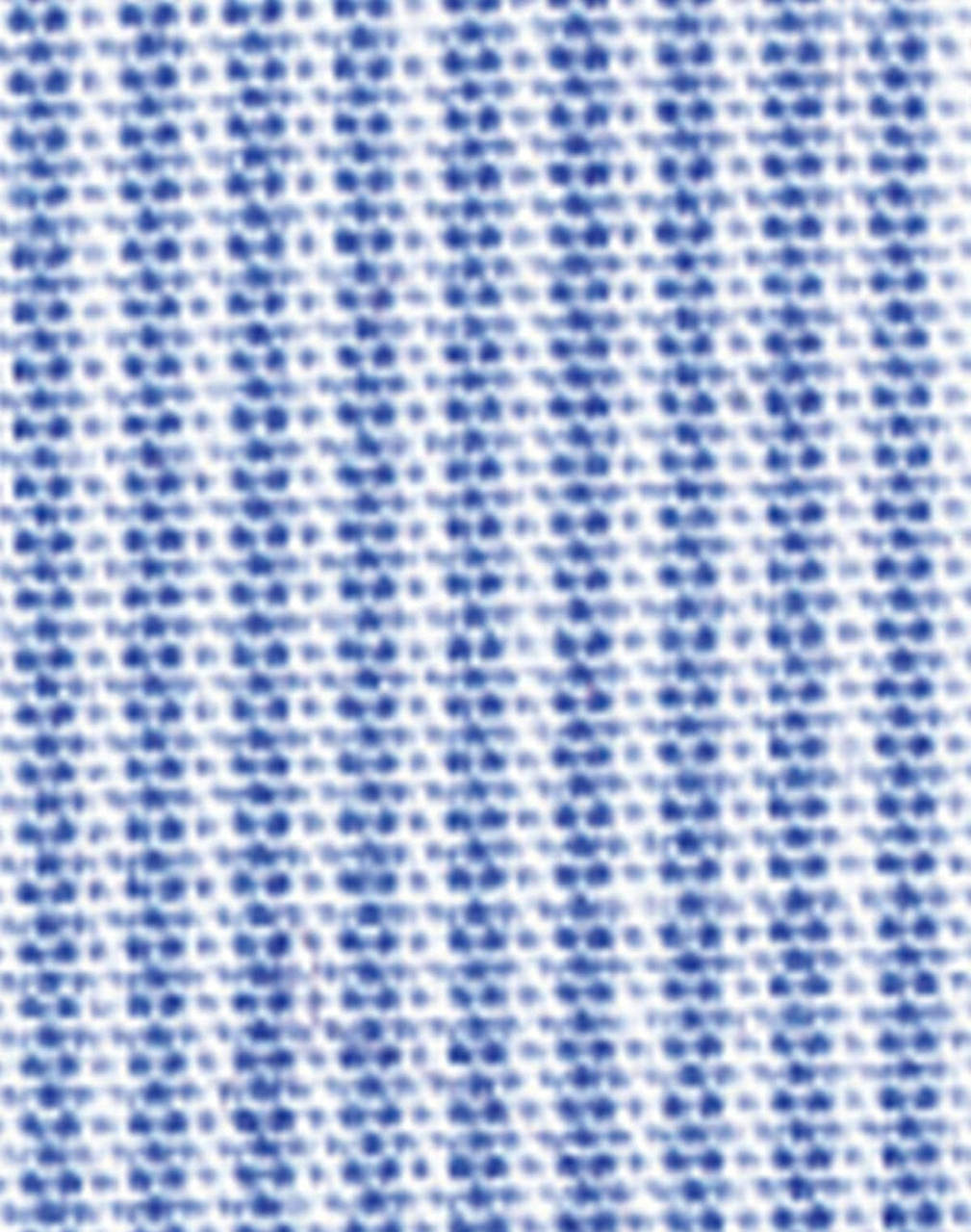 A fabric swatch featuring fine blue stripes on a white background, ideal for a button-up shirt.