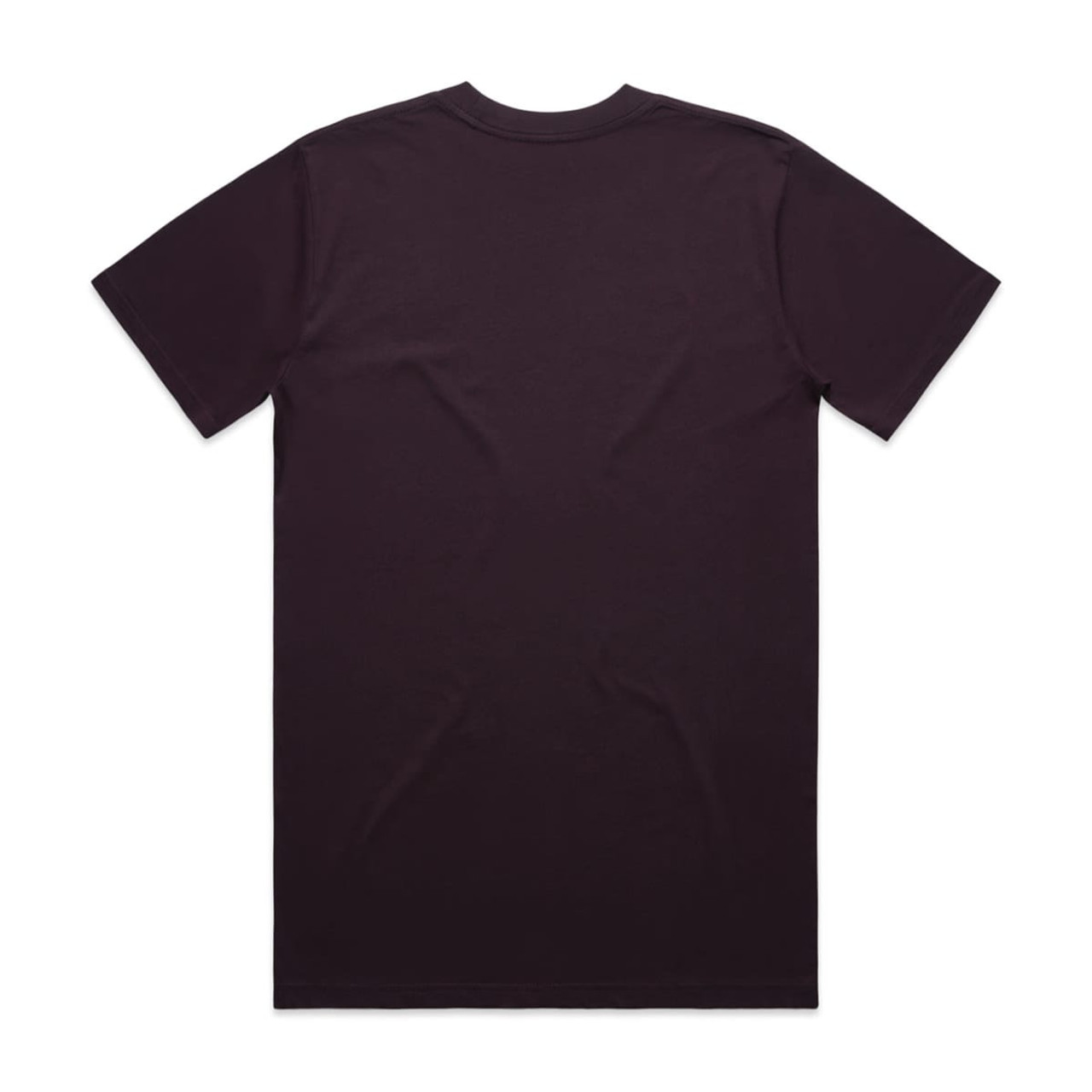 A black Classic Tee, featuring a simple design and short sleeves, with a logo on the back.