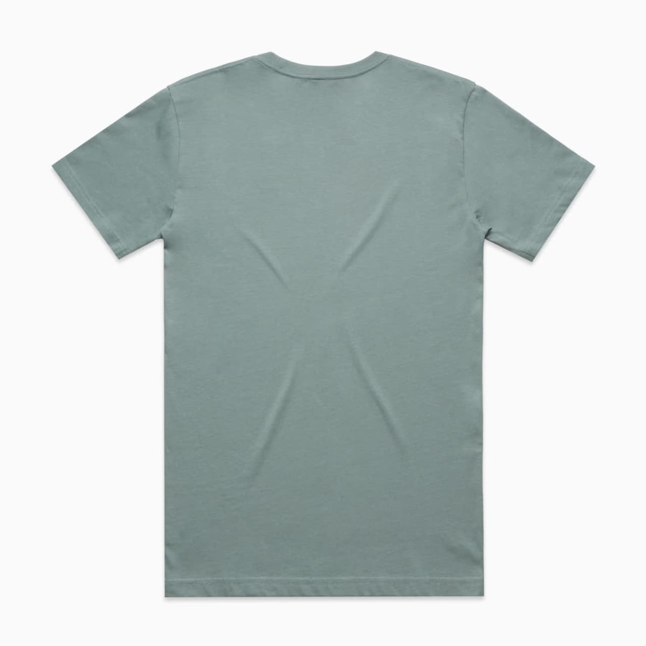 A green Block Tee t-shirt with a classic crew neck design, featuring a plain back and no visible graphics. A green Block Tee t-shirt with a classic crew neck design, featuring a plain back and no visible graphics.