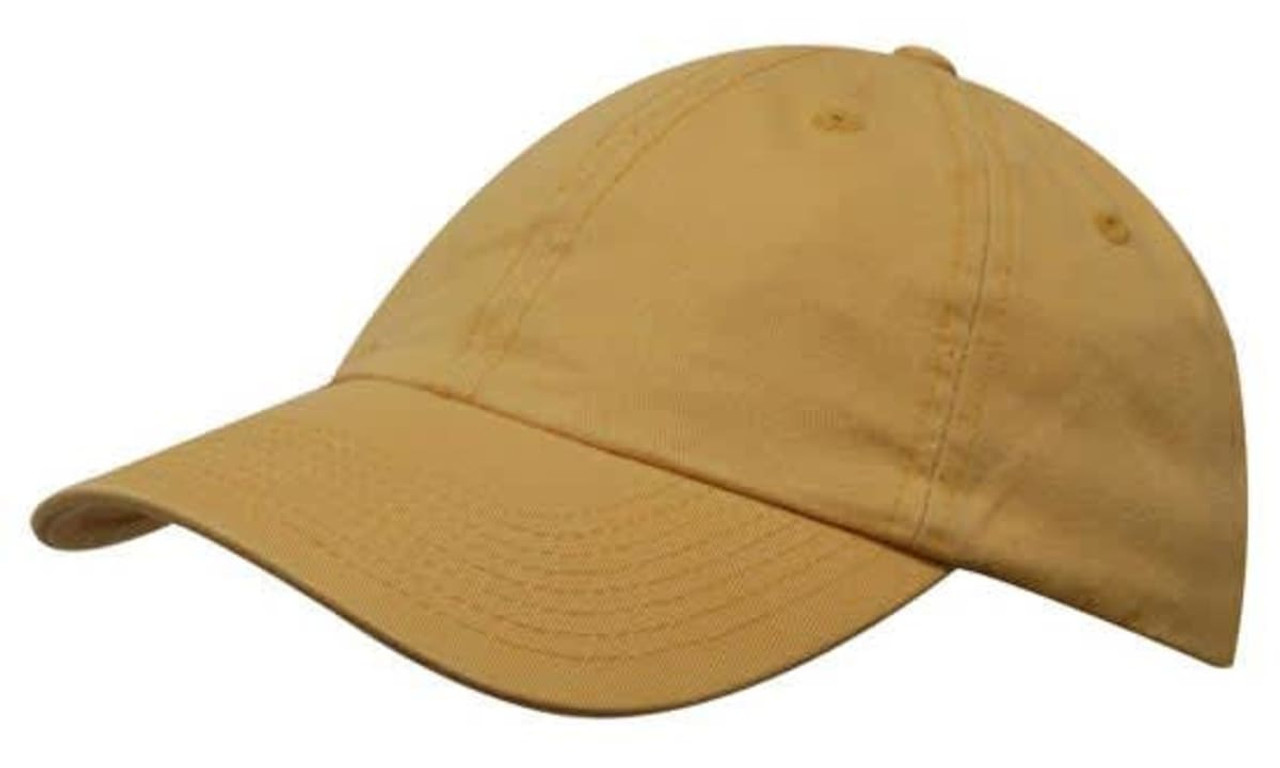 A washed chino twill cap in a soft yellow shade, featuring an adjustable strap and a logo. A washed chino twill cap in a soft yellow shade, featuring an adjustable strap and a logo.