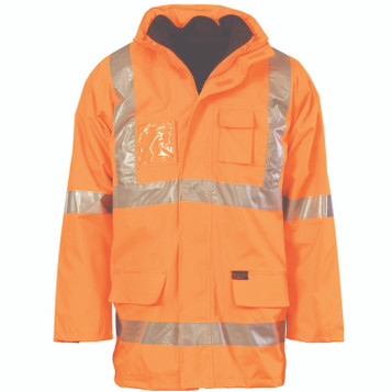 Hi-Vis Cross Back D/N 6 in 1 jacket (Outer Jacket and Inner Vest can be sold separately)
