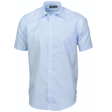 Mens Tonal Stripe Shirts
 - Short Sleeve