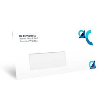 DL Envelopes Wallet Peel and Seal Barcode Window DL Envelopes Wallet Peel and Seal Barcode Window