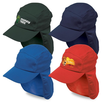 A collection of four headwear items in green, navy, red, and blue, featuring various designs and a logo. A collection of four headwear items in green, navy, red, and blue, featuring various designs and a logo.