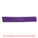 A purple Cotton Hatband, designed as a decorative accessory for straw hats. Features a branding logo.