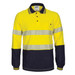 Hi-Vis Segment Tape Cotton Jersey Polo - Long Sleeve