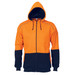 Hi-Vis Contrast Piping Fleecy Hoodie