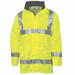 Hi-Vis D/N Breath abl e Rain Jacket with 3M R/Tape