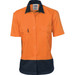 Ladies Hi-Vis Two Tone Cotton
 Drill Shirt - Short Sleeve Ladies Hi-Vis Two Tone Cotton
 Drill Shirt - Short Sleeve